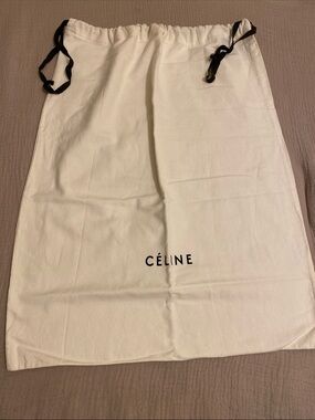 Celine large dust bag . Perfect for travel or storage any essensial.